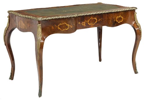 LOUIS XV STYLE BRONZE-MOUNTED