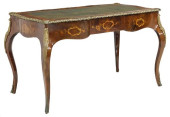 LOUIS XV STYLE BRONZE-MOUNTED