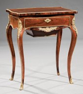 LOUIS XV-STYLE BRONZE-MOUNTED