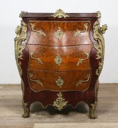 LOUIS XV STYLE BURLED FIGURAL