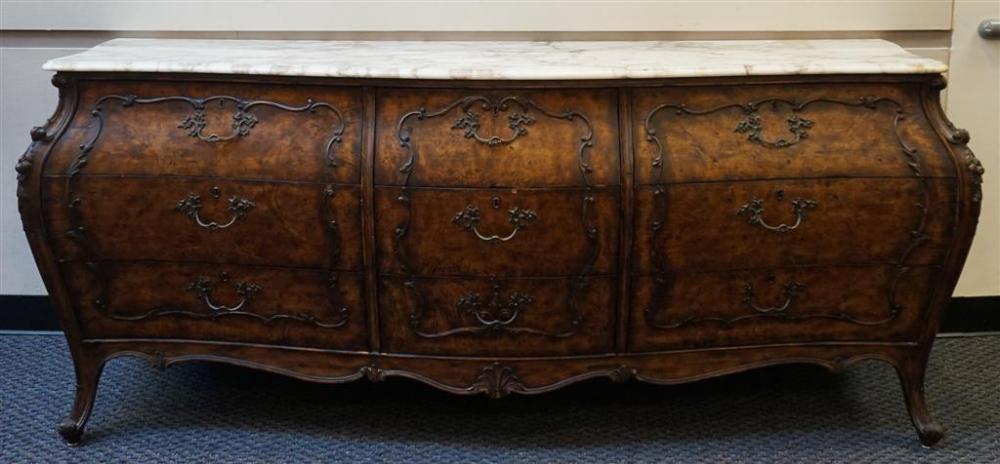 LOUIS XV STYLE BURLWOOD AND
