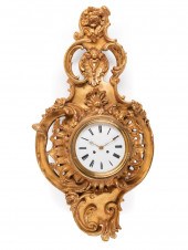 LOUIS XV-STYLE CARTEL CLOCKLou