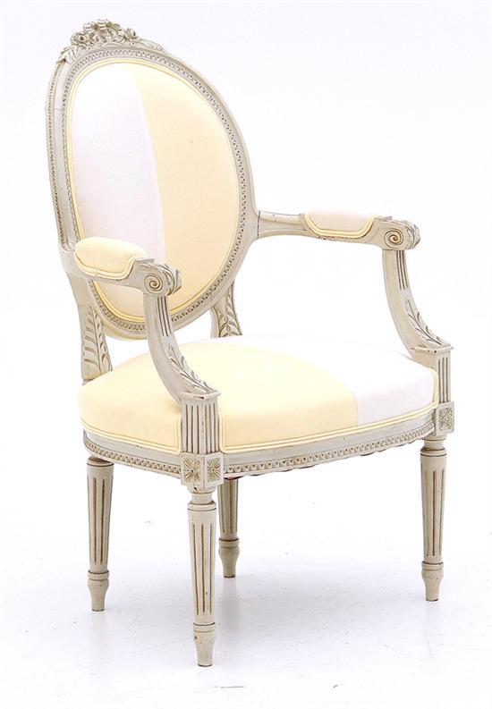 Louis XV style carved and painted