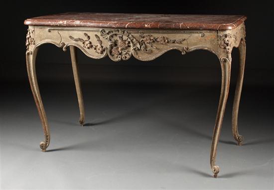 Louis XV style carved and painted