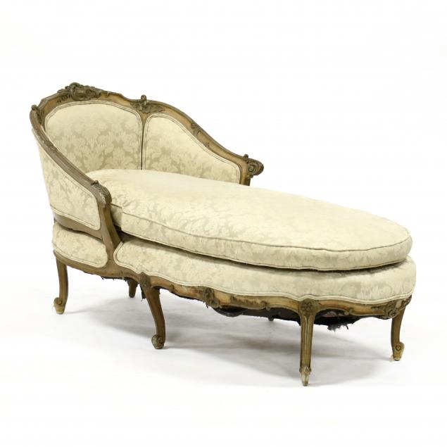 LOUIS XV STYLE CARVED AND PAINTED