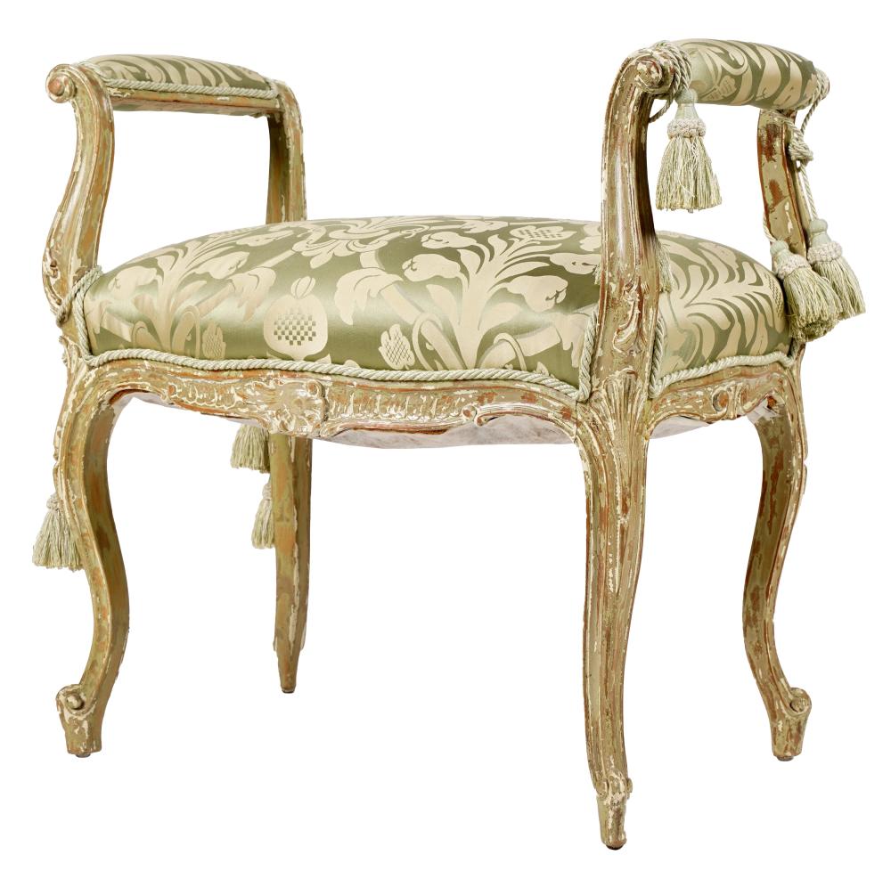 LOUIS XV-STYLE CARVED AND PAINTED