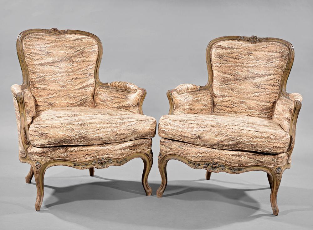 LOUIS XV-STYLE CARVED AND PAINTED
