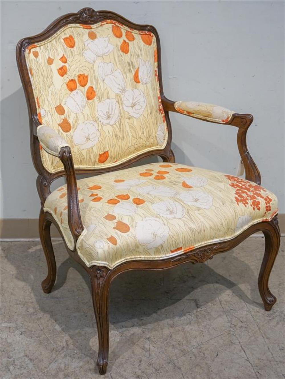 LOUIS XV STYLE CARVED FRUITWOOD