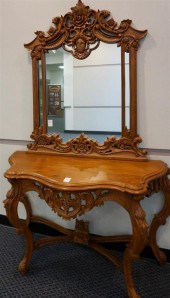LOUIS XV STYLE CARVED FRUITWOO