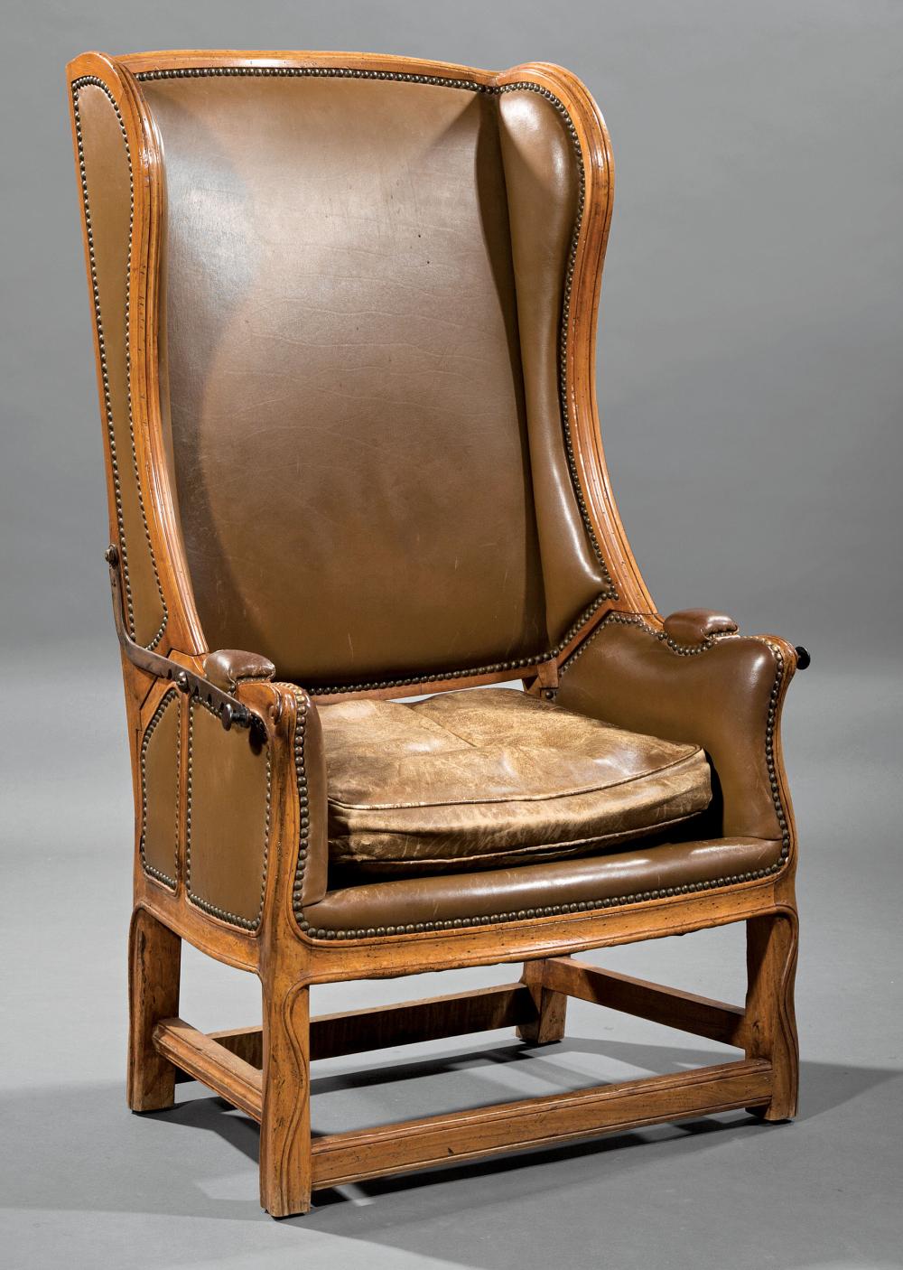 LOUIS XV-STYLE CARVED FRUITWOOD