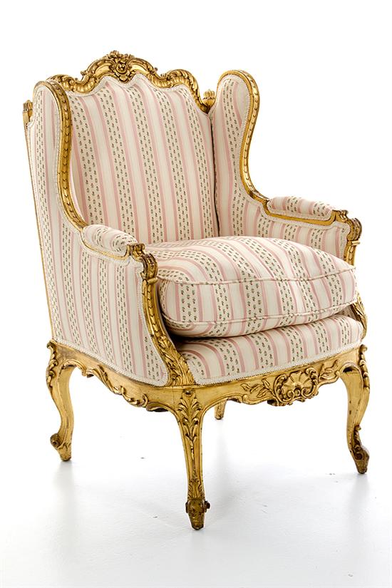 Louis XV style carved giltwood