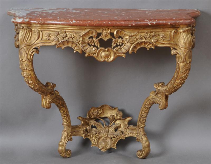 LOUIS XV STYLE CARVED GILTWOOD