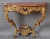 LOUIS XV STYLE CARVED GILTWOOD