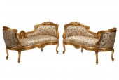 LOUIS XV-STYLE CARVED GILTWOOD