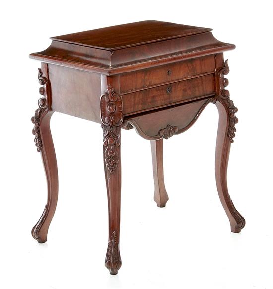 Louis XV style carved mahogany