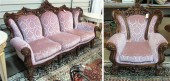 LOUIS XV STYLE CARVED MAHOGANY