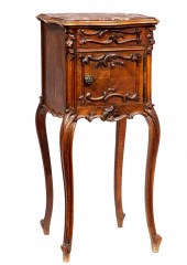 LOUIS XV-STYLE CARVED MAHOGANY