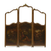 LOUIS XV STYLE CARVED, PAINTED