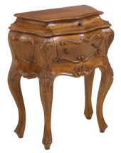 LOUIS XV STYLE CARVED WALNUT B