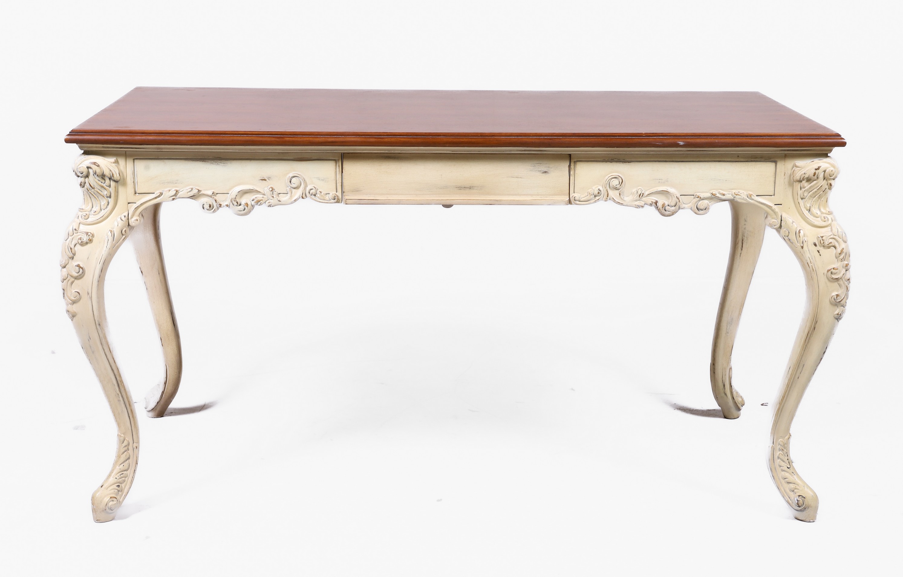 Louis XV style carved walnut and