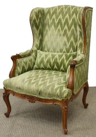 LOUIS XV STYLE CARVED WALNUT