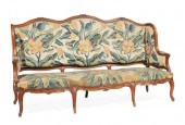 LOUIS XV-STYLE CARVED WALNUT S