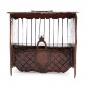 LOUIS XV STYLE CARVED WOODEN B