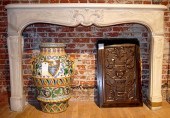 LOUIS XV STYLE CAST STONE FIRE