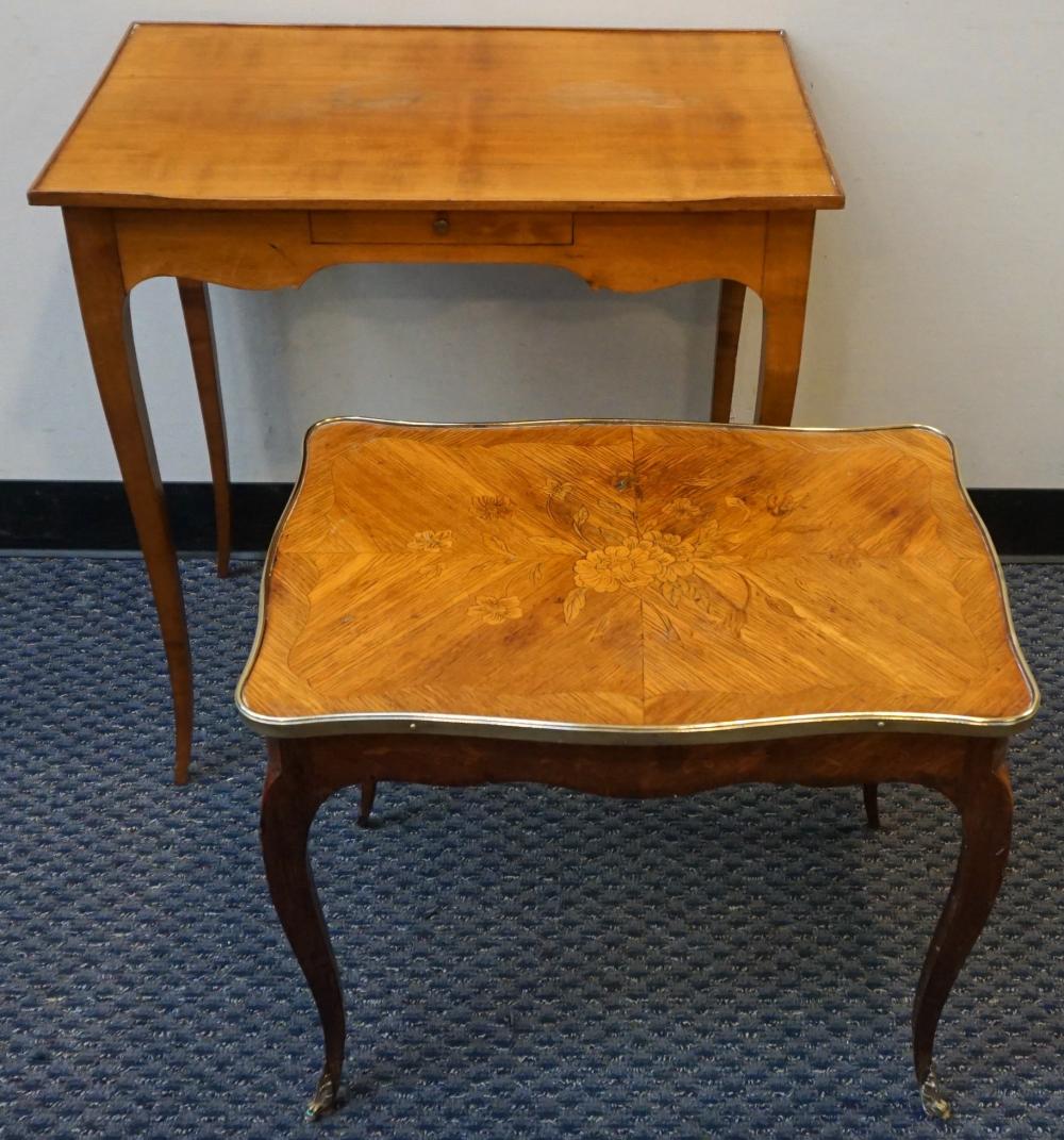 LOUIS XV STYLE CHERRY SIDE TABLE