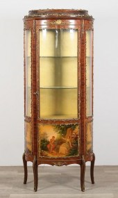 LOUIS XV STYLE CURIO CABINETLo