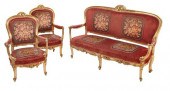 LOUIS XV STYLE CUT VELVET UPHO