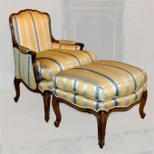 Louis XV Style Dark Stained Wo
