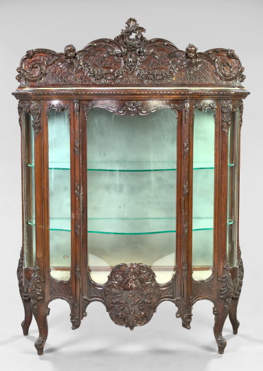 Louis XV-Style Dark-Stained China