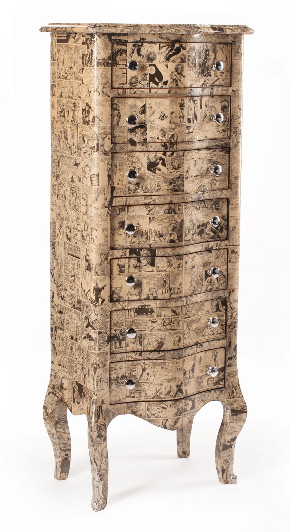 LOUIS XV-STYLE DECOUPAGE