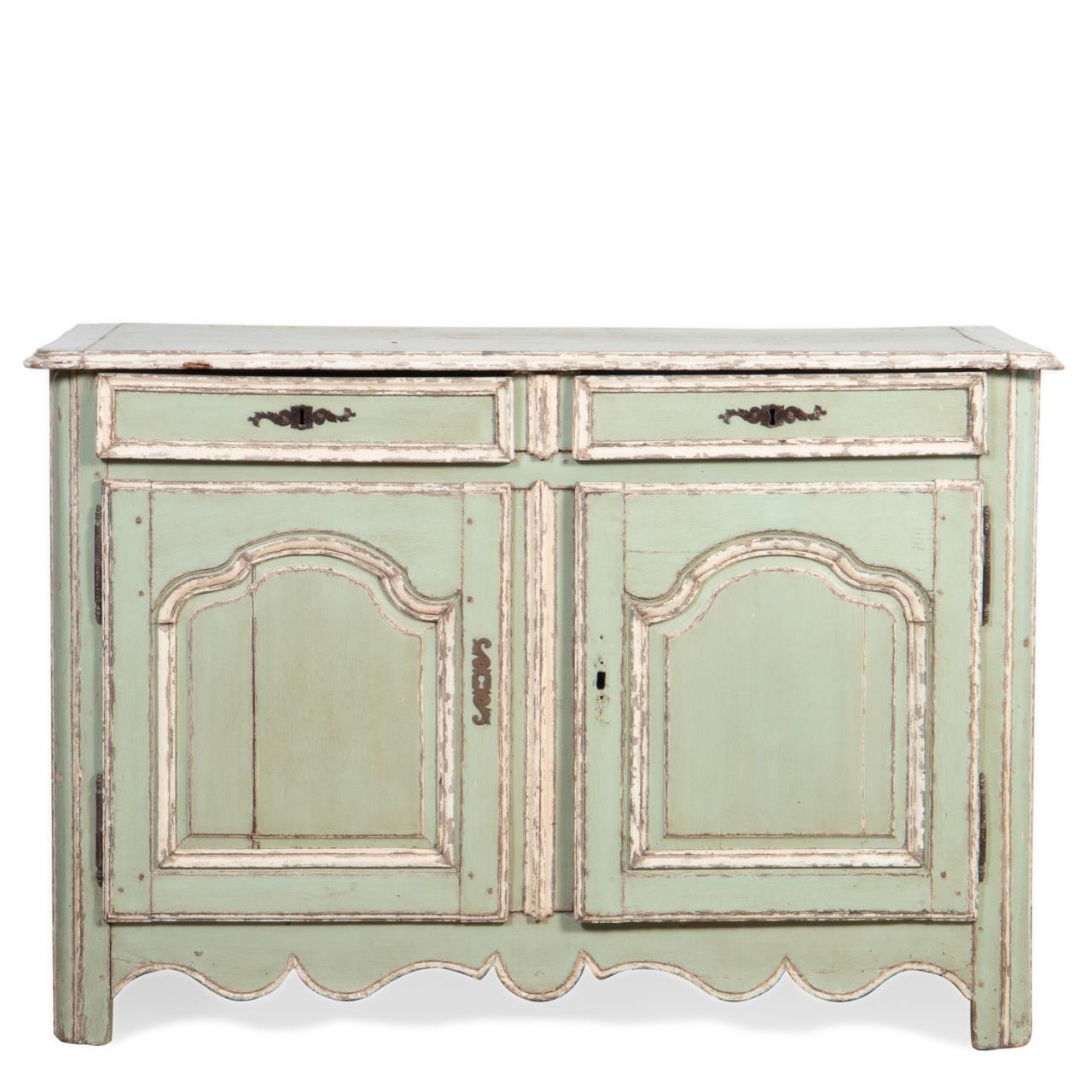 LOUIS XV STYLE DISTRESSED PAINTED