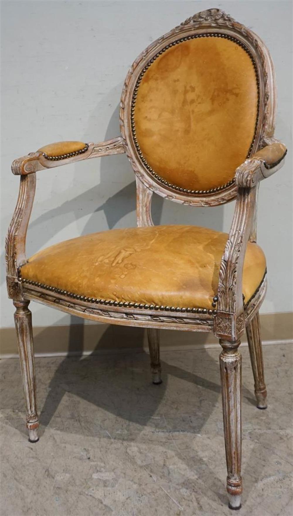 LOUIS XV STYLE DISTRESSED PAINTED