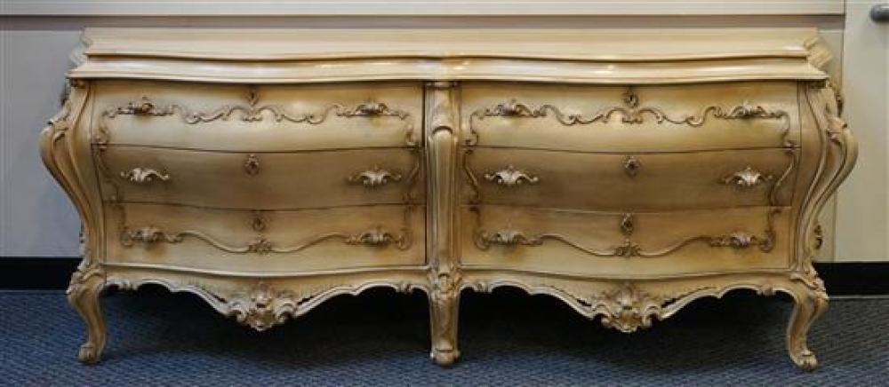 LOUIS XV STYLE ENAMEL DECORATED