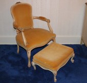 LOUIS XV STYLE FAUTEUIL AND OT