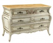 LOUIS XV STYLE FAUX MARBLE PAI