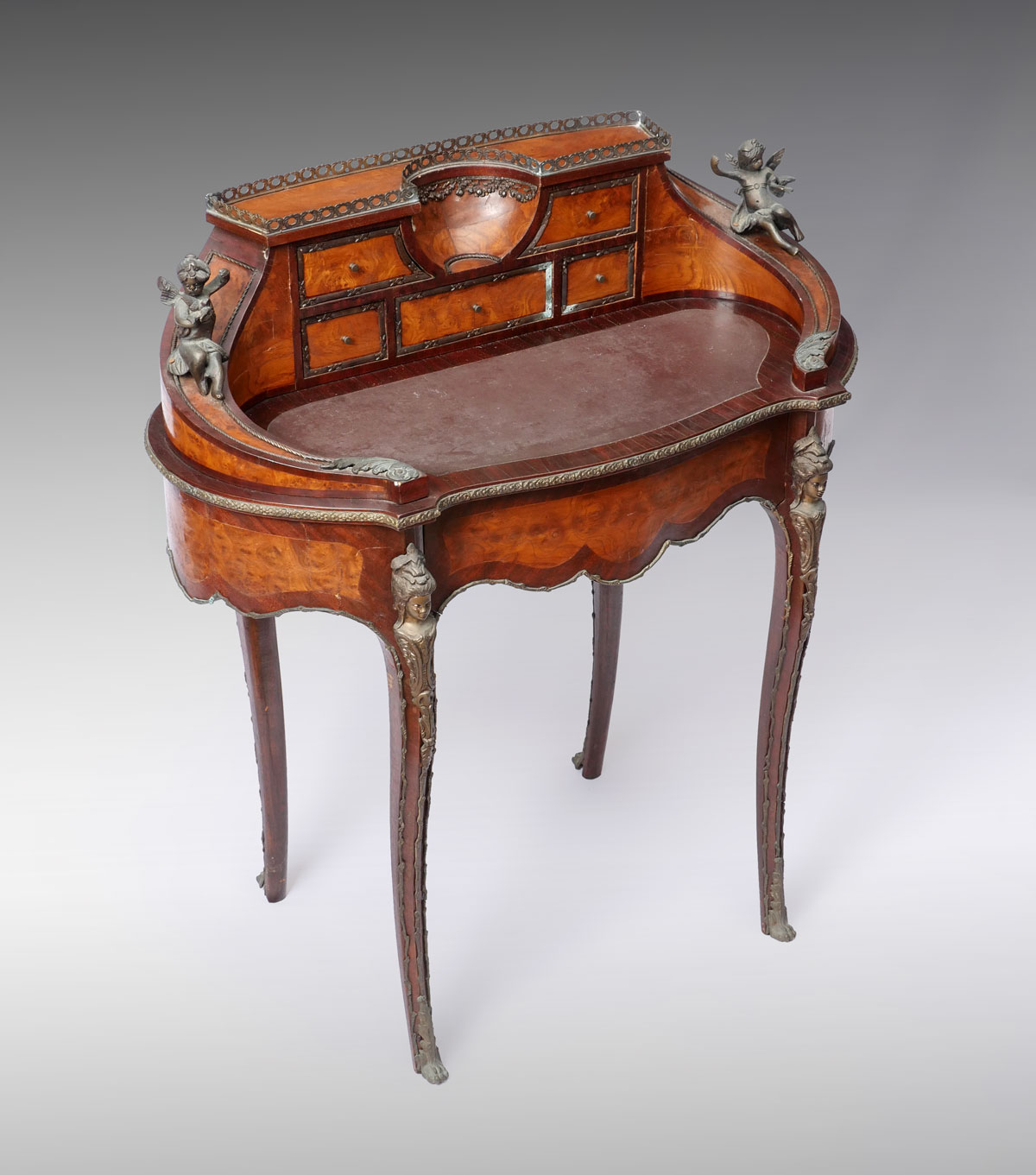 LOUIS XV STYLE FIGURAL ORMOLU