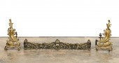 LOUIS XV STYLE FIREPLACE GROUP