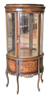LOUIS XV STYLE FRUITWOOD CURIO