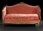 Louis XV-Style Fruitwood Lit d