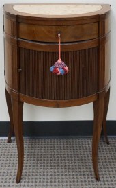 LOUIS XV STYLE FRUITWOOD MARBL
