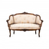 LOUIS XV STYLE FRUITWOOD SETTE
