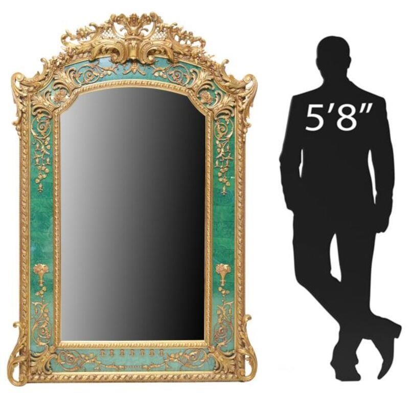 LOUIS XV STYLE GILT & FAUX