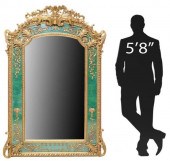 LOUIS XV STYLE GILT & FAUX MAL