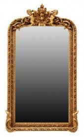 LOUIS XV STYLE GILT & COMPOSTI