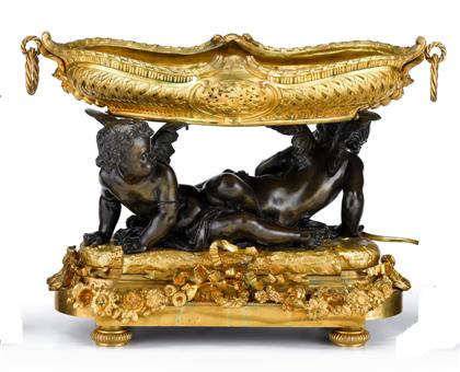 Louis XV style gilt & patinated