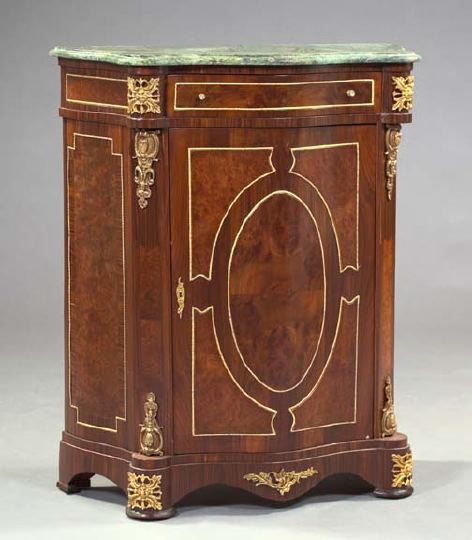 Louis XV-Style Gilt-Brass-Mounted